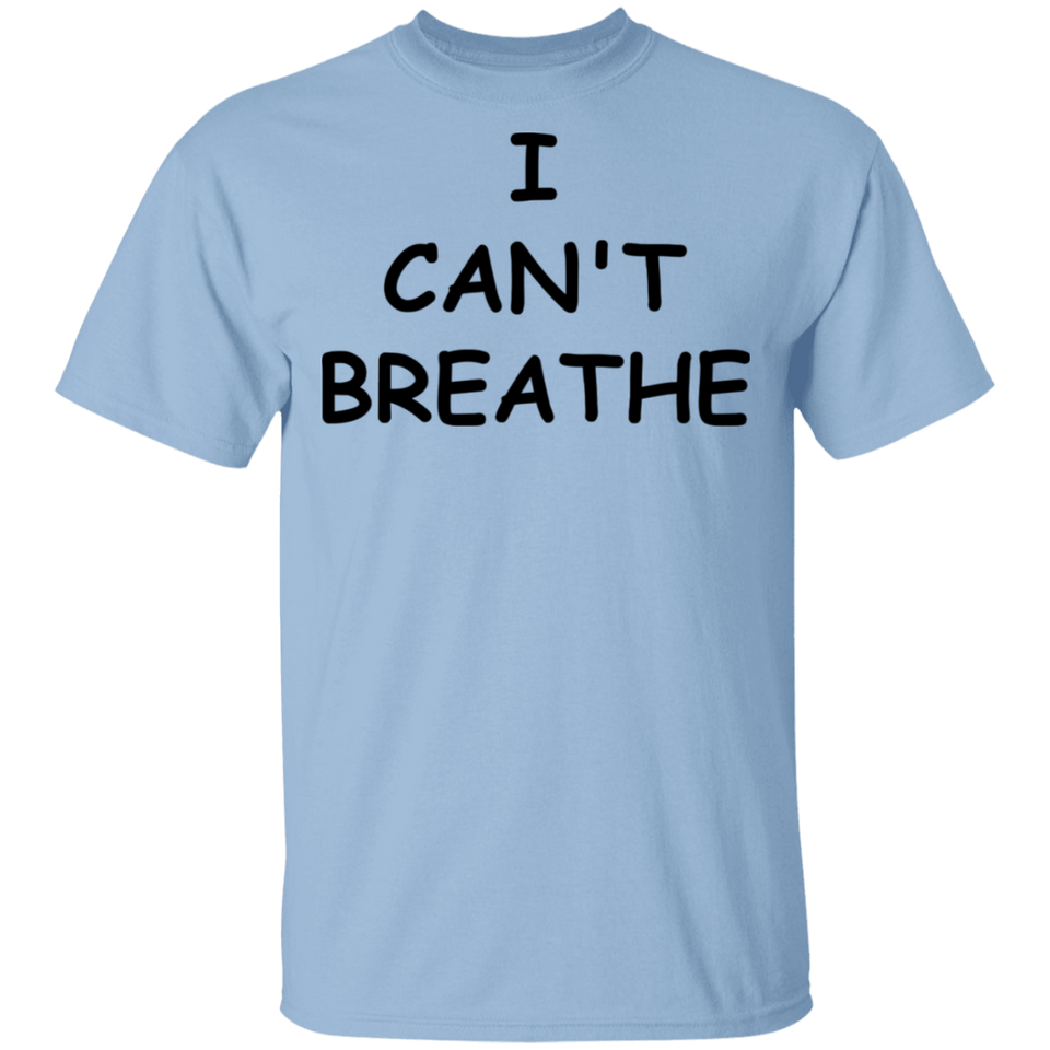I Cant Breathe Mens Shirts Protest Tees Black Lives Matter END Police Brutality Now