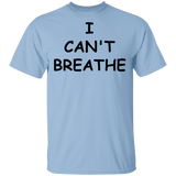 I Cant Breathe Mens Shirts Protest Tees Black Lives Matter END Police Brutality Now