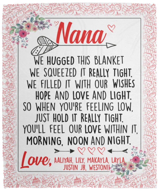 Aaliyah, Lily, Makayla, Layla, - VPM Cozy Plush Fleece Blanket - 50x60