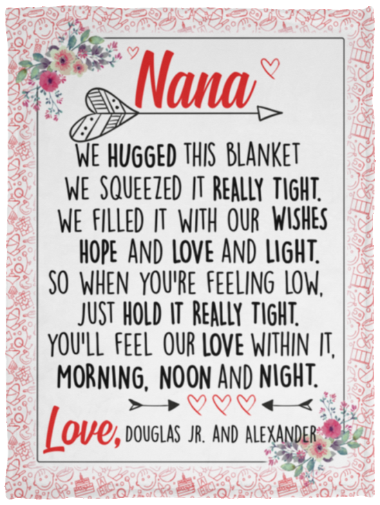 Douglas Jr. and Alexander - VPS Cozy Plush Fleece Blanket - 30x40