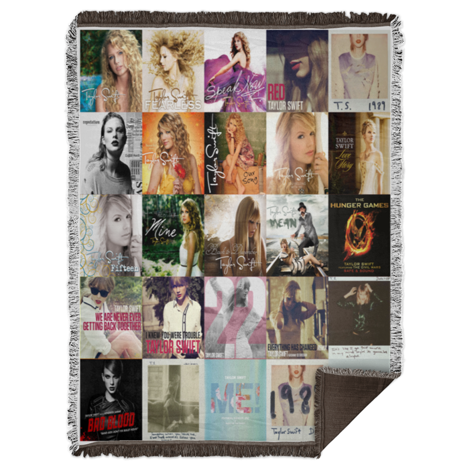 Taylor Swift Quilt Blanket Fleece Sherpa Throw Blanket Quilt Blanket - WB68 Woven Blanket - 60x80