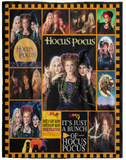 Hocus Pocus Halloween Blanket Hocus Pocus Quilt Fleece Sherpa Throw Gift Idea - VPL Cozy Plush Fleece Blanket - 60x80