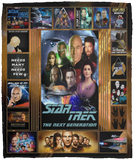 Star Trek Blanket Adele Star Trek - The Next Generation - TV Series Quilt Fleece - VPM Cozy Plush Fleece Blanket - 50x60