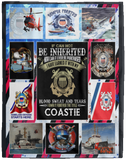 Coast Guard Blanket Fleece Sherpa Throw Quilt Blanket for Bedroom Sofa VPL Cozy Plush Fleece Blanket - 60x80