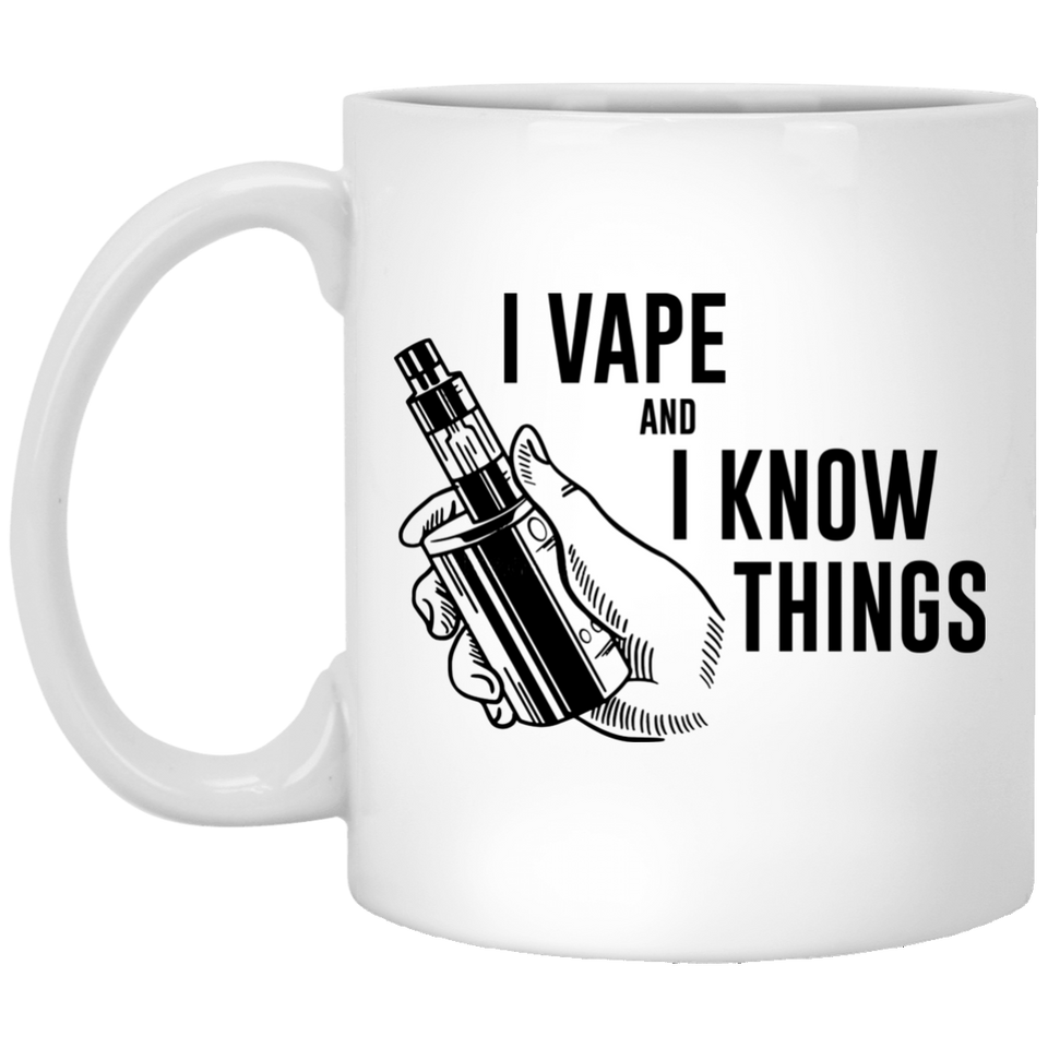 Jyotis - I Vape and I Know Things Coffee Mug, Game of Thrones satire, Premium Game of Thrones 11Oz
