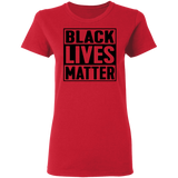 Black Lives Matter T-Shirt I Cant Breathe All Size (S-5XL) + Color  Black BLM Womens