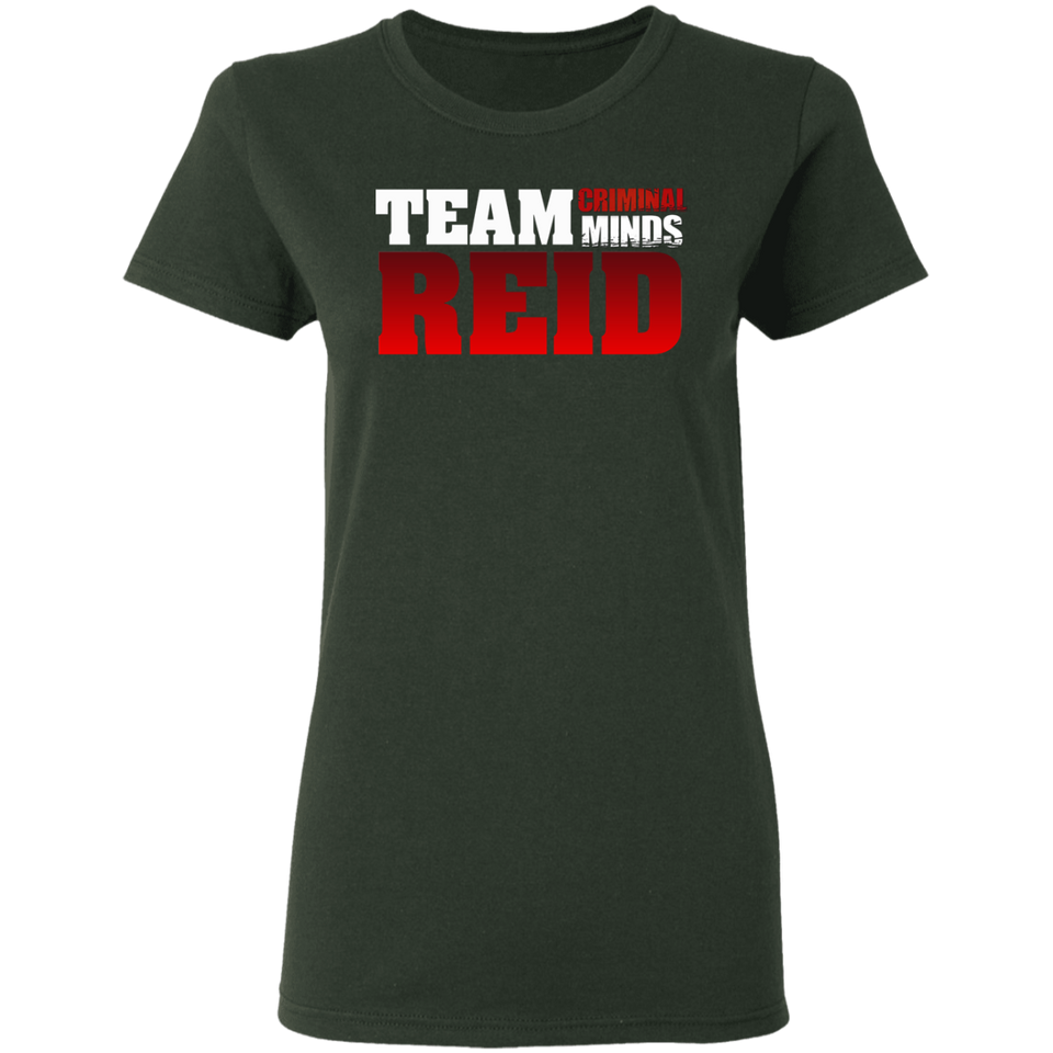 Team Reid Women's Dark Shirt T-Shirt G500L Ladies' 5.3 oz. T-Shirt