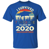 7th Grade Class of 2020 Quarantined Print T-Shirt Graduation Outfits Shirt