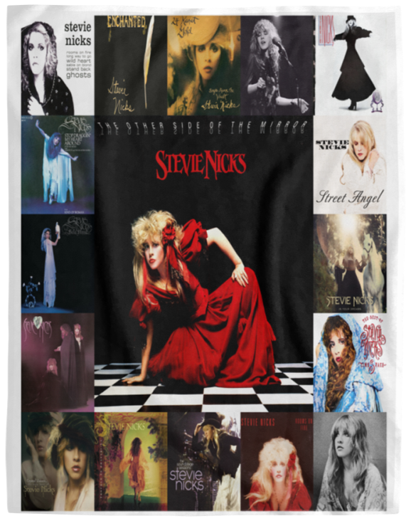 Stevie Nicks Blanket, Stevie Nicks For Fans Fleece, Sherpa Blanket VPL Cozy Plush Fleece Blanket - 60x80