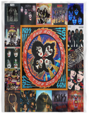 Kiss Blanket Kiss Rock Band Quilt Fleece Sherpa Throw Blanket Kiss For Fans - VPL Cozy Plush Fleece Blanket - 60x80