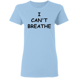 I Cant Breathe Mens Shirts Protest Tees Black Lives Matter END Police Brutality Now