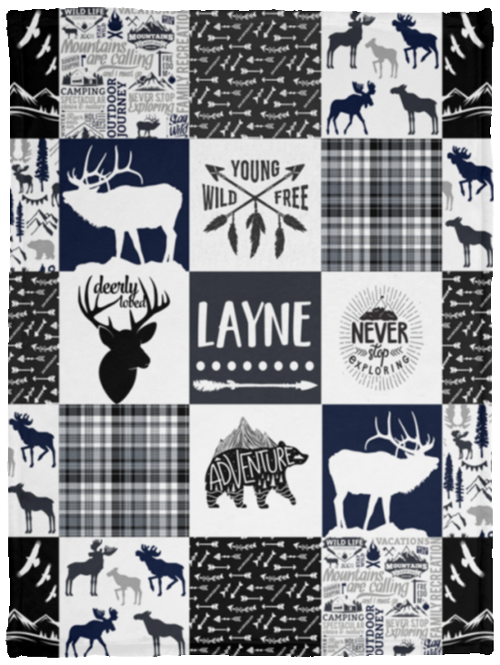 Layne - VPS Cozy Plush Fleece Blanket - 30x40