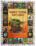 Baby Yoda Blanket Star Blanket Wars Blanket Mandalorian Blanket - Yoda Funny blanket - Star-War Gift Idea For Men Women - Birthday Gift - Cozy Plush Fleece Blanket - 60"x80"