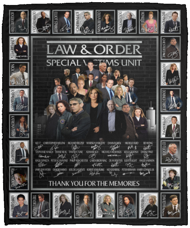 Law & Order Special Victims Unit Blanket TV Series Quilt Fleece Sherpa Throw VPM Cozy Plush Fleece Blanket - 50x60
