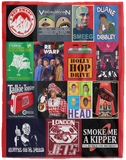 Red Dwarf Blanket Red Dwarf Quilt Fleece Sherpa Throw Blanket - VPL Cozy Plush Fleece Blanket - 60x80