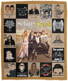 Schitt's Creek's Blanket, Schitt's Creek's Fleece, Sherpa Blanket VPM Cozy Plush Fleece Blanket - 50x60