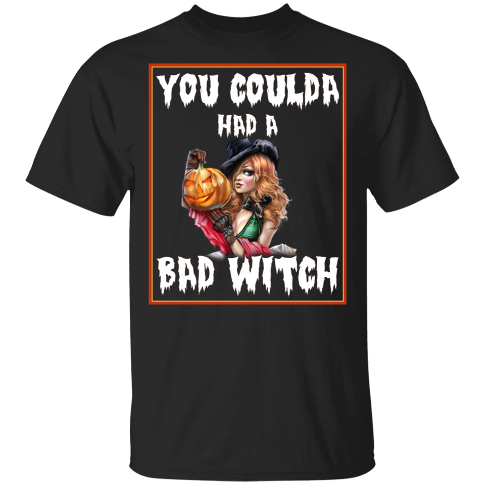 Halloween You Coulda Had A Bad Witch Movie T-Shirt c