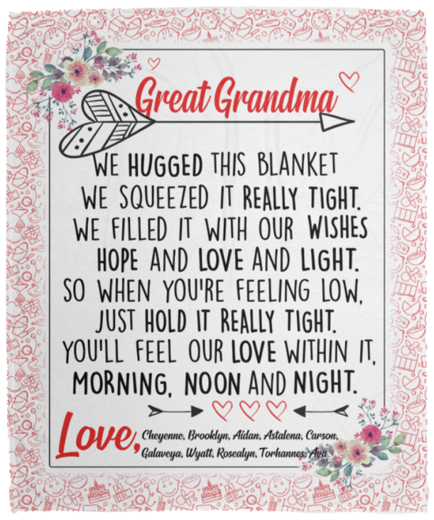 Cheyenne, Brooklyn, Aidan, Astalena, Carson, Galaveya, Wyatt, Rosealyn, Torhannes, Ava - VPM Cozy Plush Fleece Blanket - 50x60