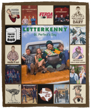Letterkenny Blanket, Letterkenny TV Series Fleece, Sherpa Blanket - VPM Cozy Plush Fleece Blanket - 50x60
