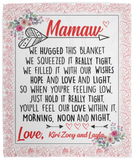 Kiri Zoey and Layla VPM Cozy Plush Fleece Blanket - 50x60