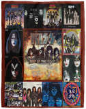Kiss Blanket Kiss End Of The Road World Tour Fleece Sherpa Throw Blanket VPL Cozy Plush Fleece Blanket - 60x80