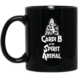 Funny Cardi B is my Spirit Animal Coffee Mug Novelty Gift Cardi B Gift 11Oz