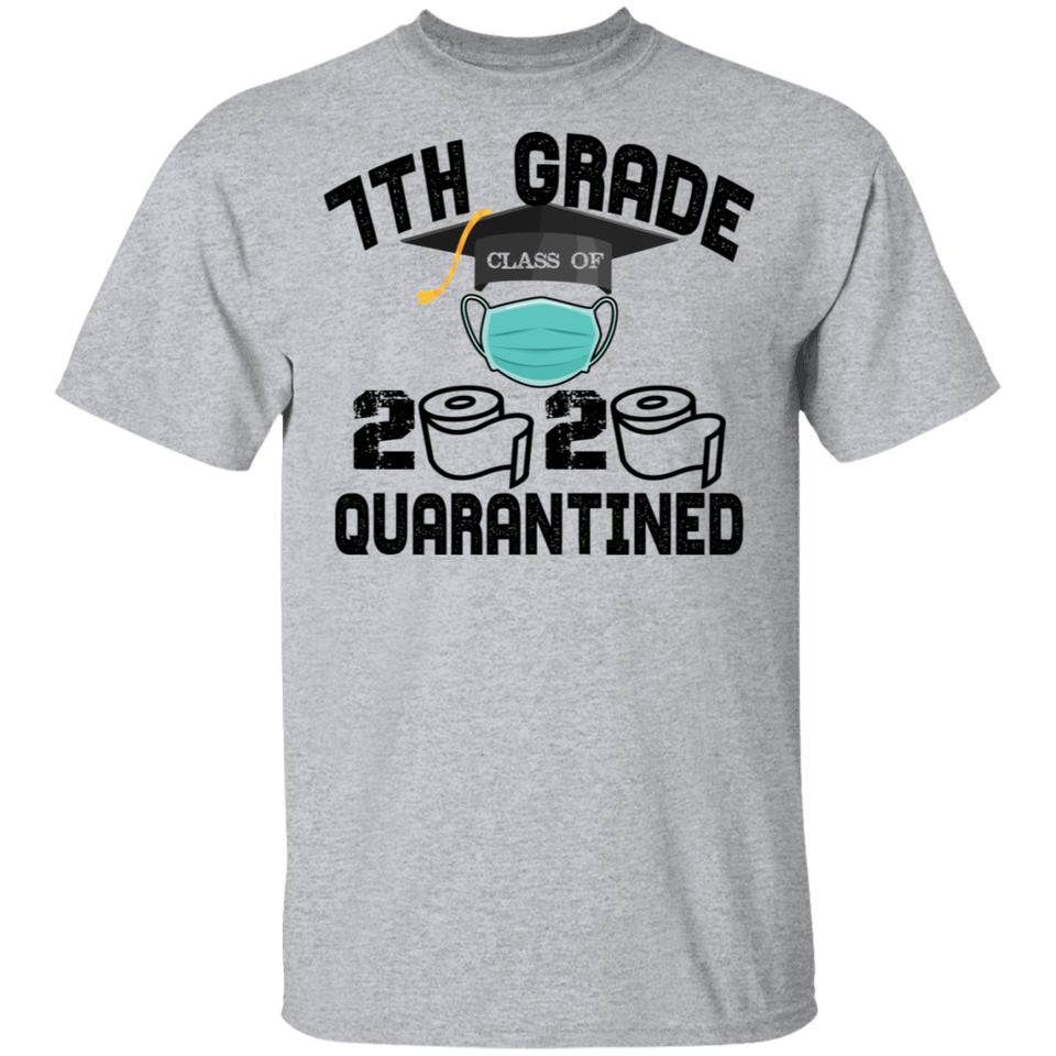 7th Grade Class of 2020 Quarantined T-Shirt Graduation Quarantine Shirt