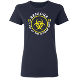 Womens Seniors 2020 Class of The Quarantined T-Shirt Quarantine Shirt