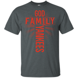 Funny Yankees T Shirt, Men's New York Yankees Tshirt, God Family Yankees G200 Gildan Ultra Cotton T-Shirt
