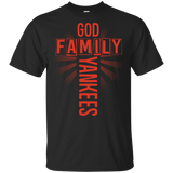 Funny Yankees T Shirt, Men's New York Yankees Tshirt, God Family Yankees G200 Gildan Ultra Cotton T-Shirt