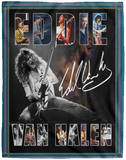 Eddie Van Halen Fleece Sherpa Throw Quilt Blanket for Bedroom Sofa - VPL Cozy Plush Fleece Blanket - 60x80