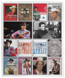 George Strait Blanket, George Strait Complication Albums Fleece, Sherpa Blanket VPM Cozy Plush Fleece Blanket - 50x60