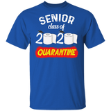 Seniors Class of 2020 S#!t is Gettin Real Toilet Paper Social Distancing T-Shirt 2