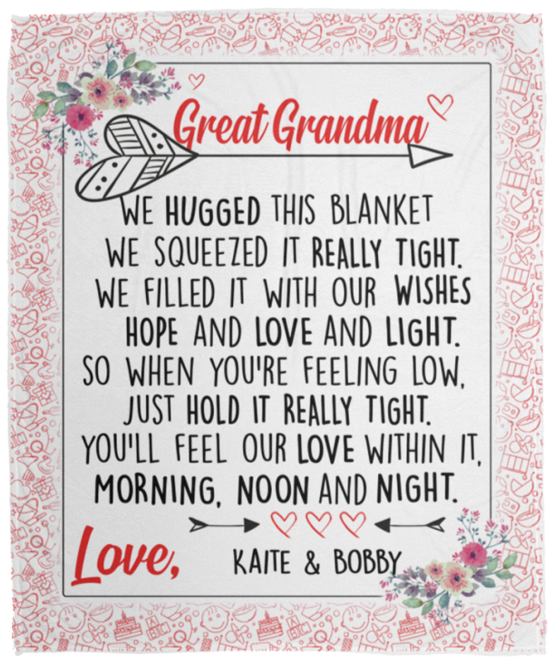Kaite & Bobby - VPM Cozy Plush Fleece Blanket - 50x60