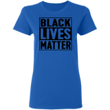 Black Lives Matter T-Shirt I Cant Breathe All Size (S-5XL) + Color  Black BLM Womens