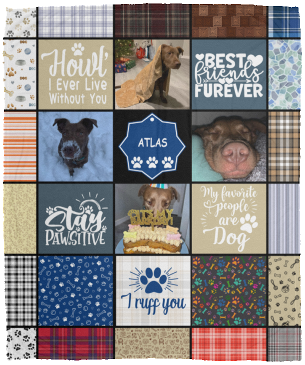 ATLAS - VPM Cozy Plush Fleece Blanket - 50x60