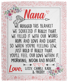 Lizzy, Charli, Kade, & Freddy - VPM Cozy Plush Fleece Blanket - 50x60