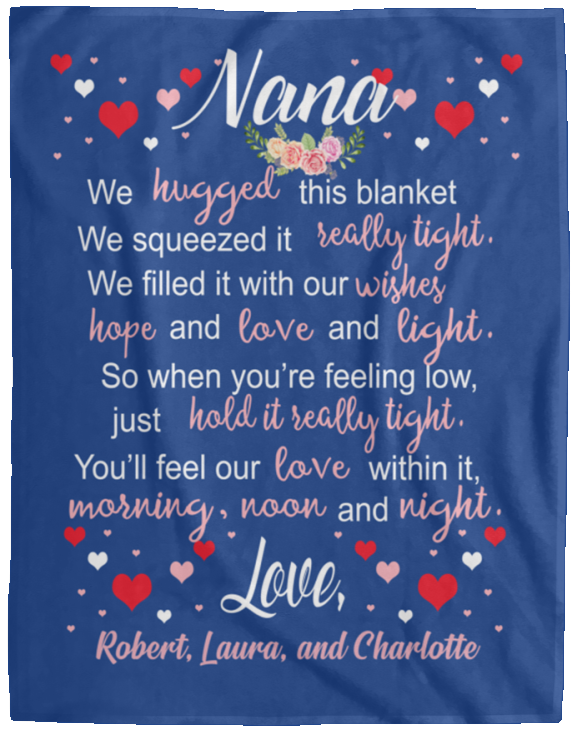 Robert, Laura, and Charlotte - VPL Cozy Plush Fleece Blanket - 60x80