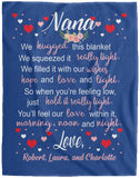 Robert, Laura, and Charlotte - VPL Cozy Plush Fleece Blanket - 60x80