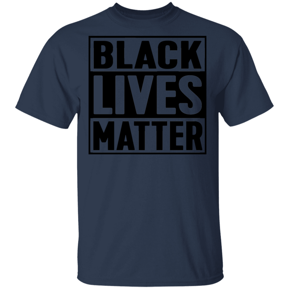 Black Lives Matter T-Shirt I Cant Breathe All Size (S-5XL) + Color  Black BLM - Mens