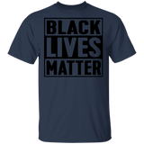 Black Lives Matter T-Shirt I Cant Breathe All Size (S-5XL) + Color  Black BLM - Mens