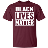 Black Lives Matter T-Shirt I Cant Breathe All Size (S-5XL) + Color White BLM - Mens