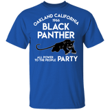 Jennifer Corrigan Mens Oakland California 1966 Black Panther Party Tshirt T-Shirt T Shirt