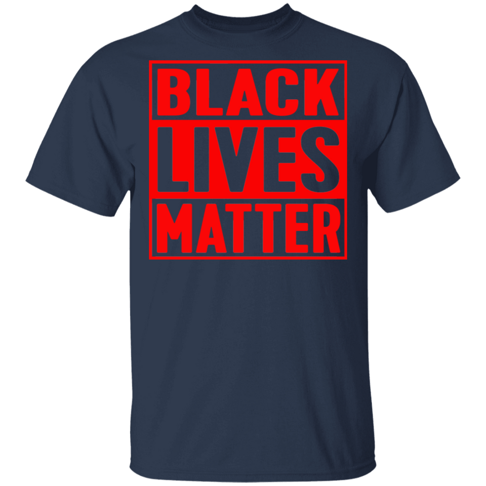 Black Lives Matter T-Shirt I Cant Breathe All Size (S-5XL) + Color  Red BLM - Mens