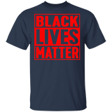Black Lives Matter T-Shirt I Cant Breathe All Size (S-5XL) + Color  Red BLM - Mens