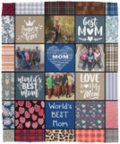 World’s BEST Mom - VPM Cozy Plush Fleece Blanket - 50x60