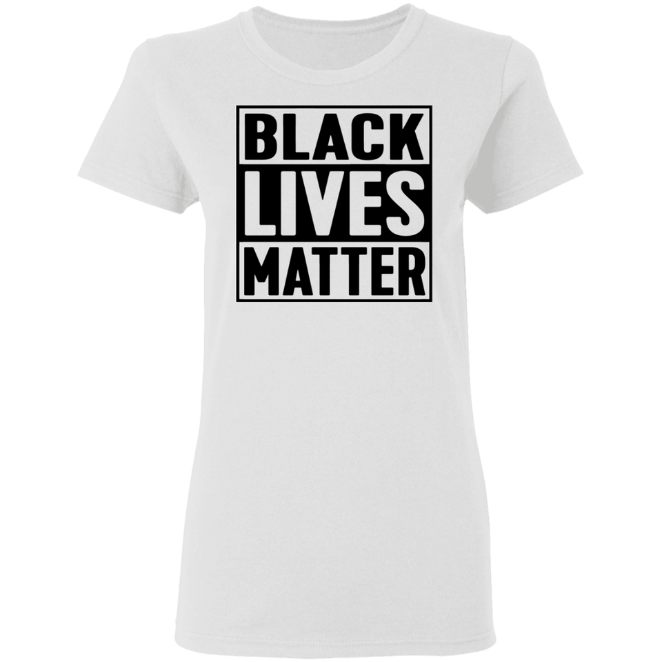 Black Lives Matter T-Shirt I Cant Breathe All Size (S-5XL) + Color  Black BLM Womens