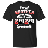 Proud Brother of A Class of 2020 Graduate T-Shirt Senior 2020 Quarantine