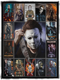 Horror Movies Haloween M.ichael Myer Fleece Blanket, Gift for Horror Movie Fans VPS Cozy Plush Fleece Blanket - 30x40