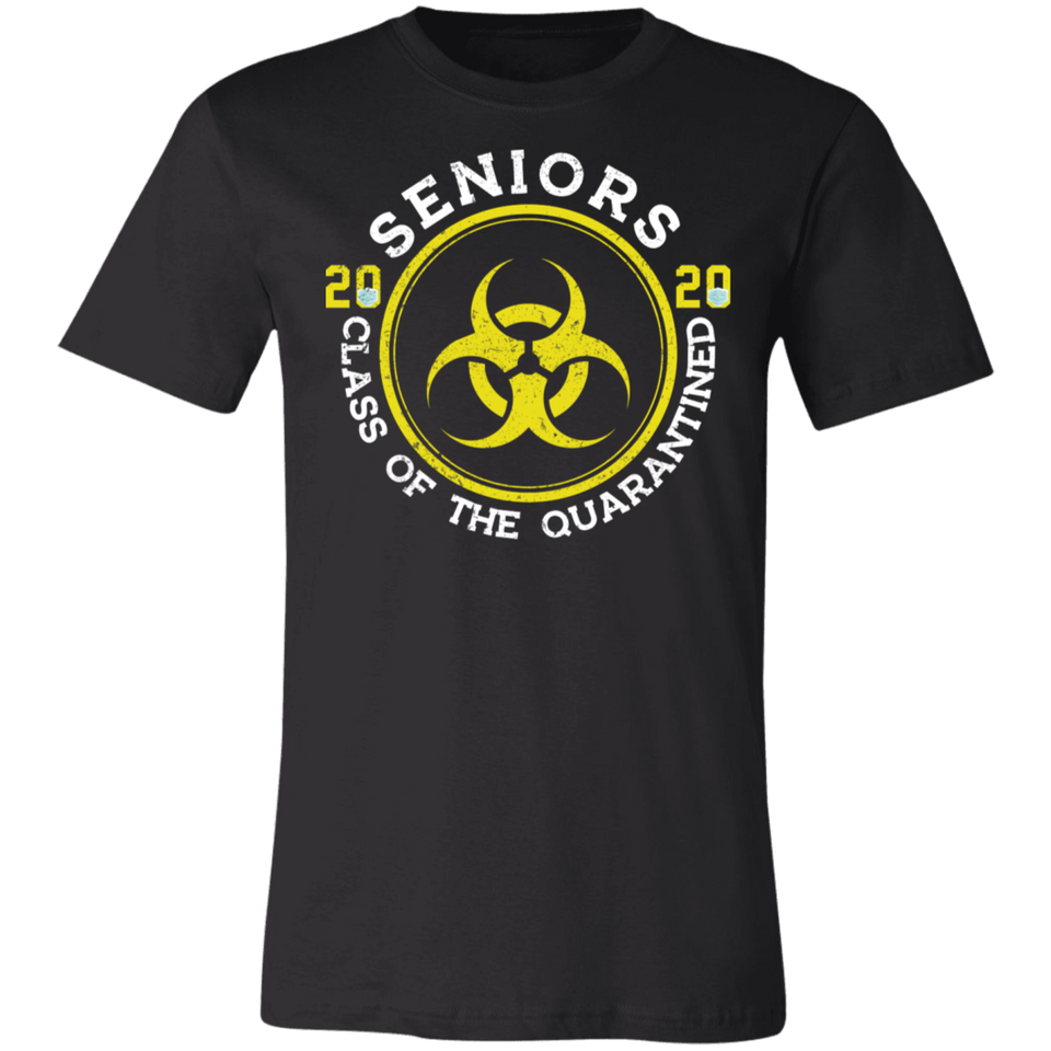 Unisex Jersey Seniors 2020 Class of The Quarantined T-Shirt Quarantine Shirt